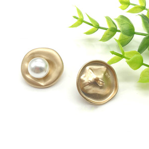 23 Mm 패션 디자인 버튼 의류 모조 진주 장식 버튼 오버 코트 가방 장식 바느질 Sup