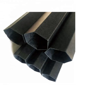 Super light 3k surface mold express fibra de carbono puro triangular, hexágono, tubos octagonales tubos - Product Image 5