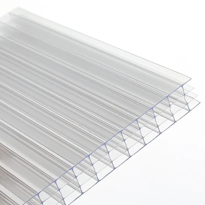 Clear Polycarbonate Hollow Sheet 6mm plastic sheet