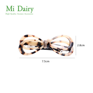Aimomidairy — barrettes pour cheveux, nœud papillon, Clips en acétate acrylique, haute qualité - Product Image 5