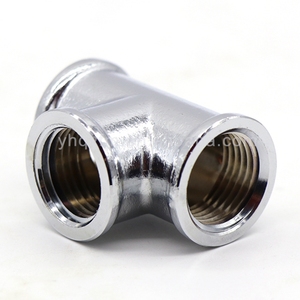 <span class=keywords><strong>CP</strong></span> Tốt Nhất chất lượng tốt nhất bán giả mạo hệ thống nước ống phụ kiện brass equal tee nữ chủ đề phụ kiện - Product Image 4