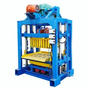 Henry Block Maschinen QT4-40 Beton Hohl block Herstellung Maschine in Uganda