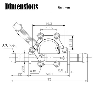 HZ06K 1/4 дюймов 3/8 дюймов малого диаметра Высокоточный турбинный микрорасходомер жидкости импульсный расходомер - Product Image 6