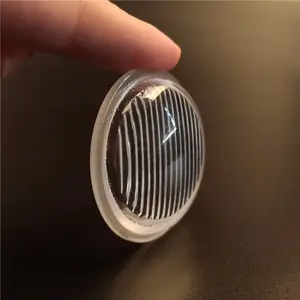 Projetor de lente de vidro personalizado, borosilicate, lente de bola de vidro óptico