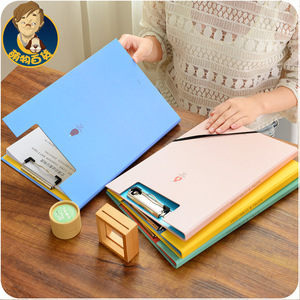 A4 קובץ בינדר תיקיית מסמכים ארגונית תיק מסמכים ציוד לבית ספר משרד A4 וגינה ארגונית מחזיק - Product Image 5