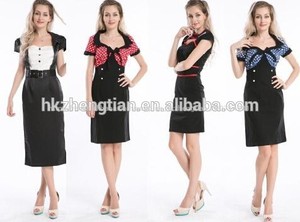 Fournisseur de <span class=keywords><strong>la</strong></span> chine vintage1950's rockabilly, rétro crayon wiggle pin up robe de soirée - Product Image 1