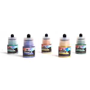 Qualité supérieure nouveau produit à base d'eau paillettes brillant d'<span class=keywords><strong>encre</strong></span> rechargée avec compte-gouttes bouteille utiliser pour le <span class=keywords><strong>dessin</strong></span> peuvent verser dans la brosse - Product Image 3