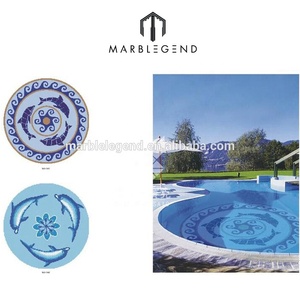 Nhà Máy Giá Tùy Chỉnh Được Trang Bị Bơi Hồ Bơi Cá Heo Mô Hình Khảm - Product Image 3