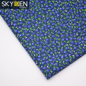 Skygen billige kleine Blumenmuster Baumwolle chinesisch bedruckten Popel ine Stoff - Product Image 4