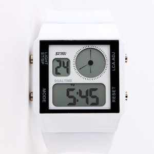 Army <strong>green</strong> led display dual <strong>time</strong> wristwatch led with high quality and short delivery <strong>time</strong> - Product Image 5