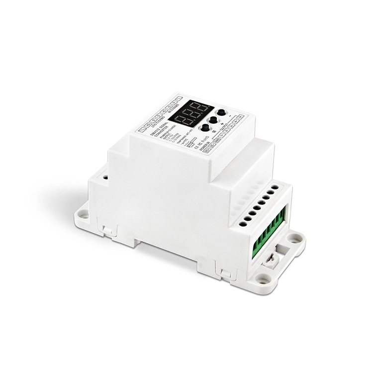 BC-835-010V-DIN transfer DMX512/1990 signal to 0-10V signal DIN RAIL led decoder