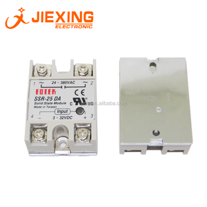 SSR-25DA 25A 3-32VDC อินพุต24-380VAC เอาท์พุทเฟสเดียว DC ถึง AC SSR โซลิดสเตตรีเลย์ - Product Image 3