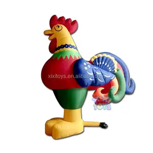 XIXI Ayam Jantan Tiup Bahan Oxford Raksasa/Ayam Jantan Tiup Besar/Kartun Ayam Tiup Murah