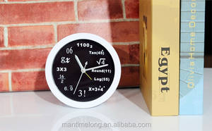 טכניון מתמטיקה משוואת כאשר שעון מעורר שולחן שעון שולחן שעון אילם יצירתי אופנה שעונים - Product Image 4