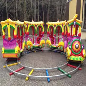 Lovely Kids Electric Train Amusement Park Electric Train Rides Electric Track Train For Sale