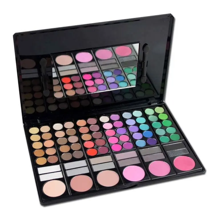 Cosmetic 78 Color matte eyeshadow make up naked eyeshadow palette with customer logo