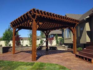 Günstige garten massivholz pergola