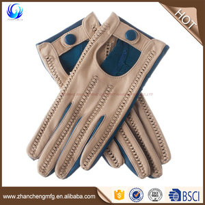 Yüksek kaliteli kadın büyük fiyat ile sürücü için ince deri eldiven sürüş - Product Image 2