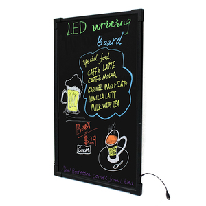 Nhấp Nháy Illuminated Erasable Neon Biển Quảng Cáo Ngoài Trời Led Viết Message Board Với Hai Mặt Kim Loại - Product Image 2
