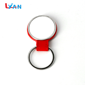 Neue ankunft beliebte individuelles <span class=keywords><strong>logo</strong></span> runde handgemachte leder <span class=keywords><strong>keychain</strong></span>