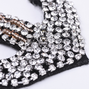 Yongze pas cher strass anchor brodé jean veste patches - Product Image 4
