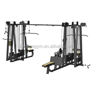 Professional Commercial Fitness Multi Function Strength Training Multi Jungle Cable 8 Station Machine For Gym