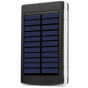 Power <span class=keywords><strong>Bank</strong></span> Solare da 10000mAh con Doppia Porta USB per Telefoni Cellulari, Caricabatterie Solare per Esterni - Product Image 1