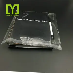 Sac en plastique transparent poly transparent opp/pp pour l'emballage de vêtement coussin emballage poly-sac