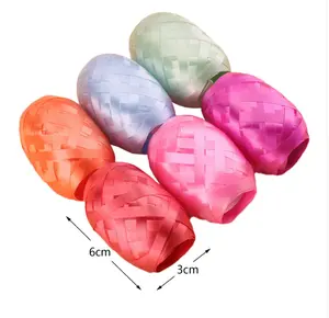 6 Balon Pita 10 M Multicolor Curling Pita Kaset untuk Pesta Ulang Tahun Dekorasi Pernikahan Perlengkapan Pesta