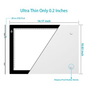 Đèn Led Huion L4S Siêu Mỏng, Bảo Vệ Thị Lực, Có Thể Điều Chỉnh Độ Sáng, Đơn Giản, Giá Rẻ Nhất - Product Image 3