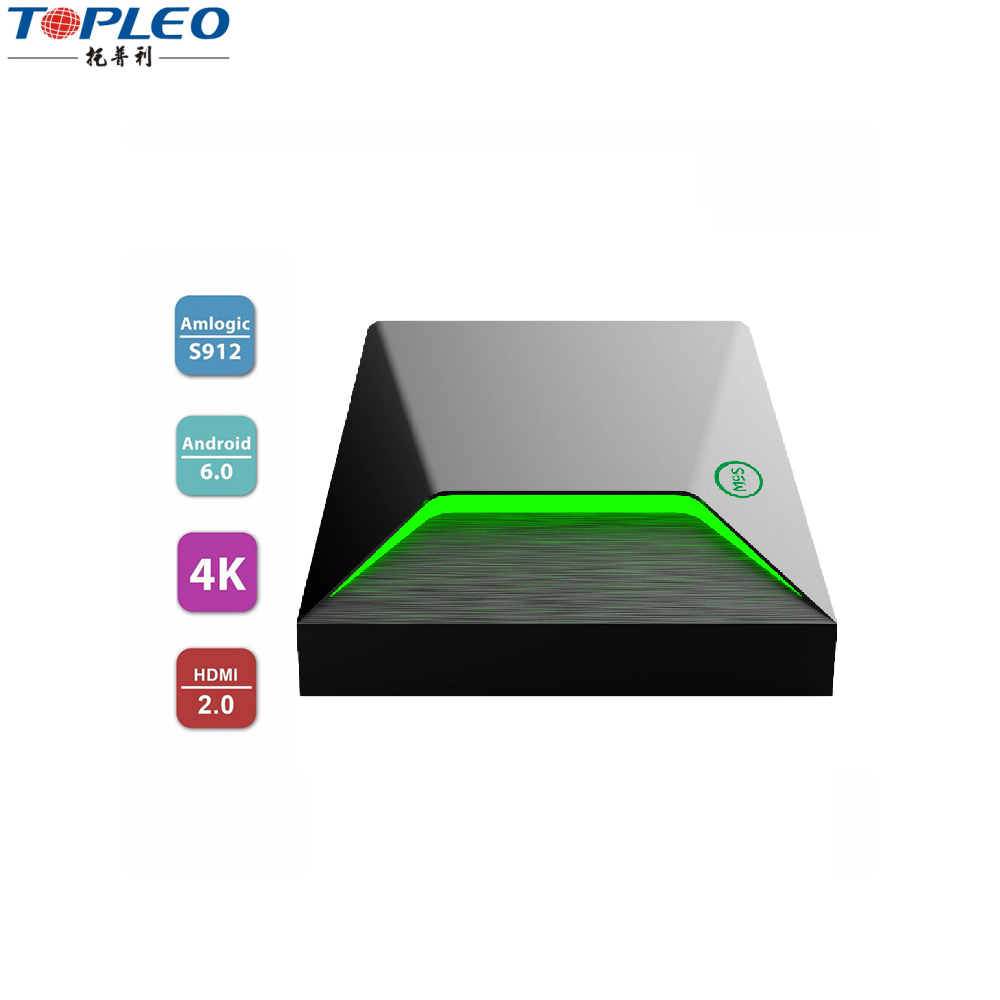 Fácil de usar 2.4 + 5.8g wifi tanto de aire por cable set top box con descargar manual de usuario para android mx tv box