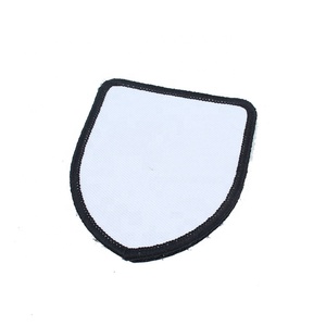 Étiquettes en tissu Polyester personnalisées, patchs de broderie vierges pour vêtements, vente en gros