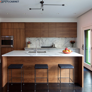 BFP-armarios de cocina modulares de madera sólida, diseño Simple y moderno, precio barato, nuevo - Product Image 3