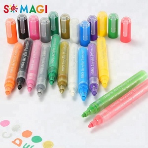 Permanent <span class=keywords><strong>marqueur</strong></span> <span class=keywords><strong>indélébile</strong></span> stylo <span class=keywords><strong>marqueur</strong></span> effaçable à sec Textil marqueurs - Product Image 1