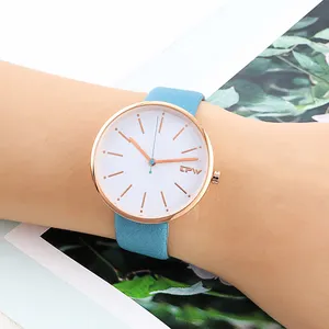 19 aangepaste Logo Horloge en Doos Verpakking Luxe Merk Mode Toevallige Serie Vrouwen Quartz Horloges voor gift
