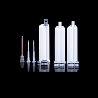 Cartouche seringue double, composant PP 50ml 1:1 2:1 4:1, distribution, colle AB, tube, mélangeur set complet, fiable, pratique,