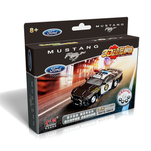 Độc đáo nhựa bền <span class=keywords><strong>3d</strong></span> câu đố withbuilt trong kéo trở lại động cơ và bánh xe cao su cho trẻ em - Product Image 4