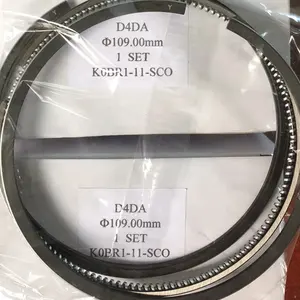 Hot sale 133mm diameter D6CA piston ring 23430-84000 23430-84010 used for excavator