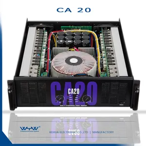 Wyw 3U 1300 瓦 8 对管 dj 音频放大器音箱 CA20
