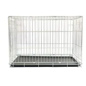 High Quality Cheap Indoor Large Galvanize Metal Dog Cage With Double Door