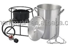 Balde de peru Peru Controll Aço Inoxidável Churrasqueira A Gás Modelo: 30QT Turquia Coooking