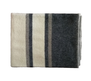 <span class=keywords><strong>Couverture</strong></span> de jet de <span class=keywords><strong>laine</strong></span> mérinos chauffante à rayures pour le voyage de canapé à la maison - Product Image 1