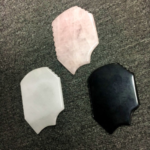 Gua sha raspador de quartzo jade, massageador facial com função musical, para treinamento no local - Product Image 2