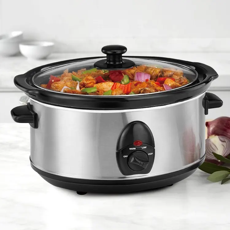 Stainless Steel Electric Stew Slow Cooker 3.5QT Sous Vide Home Appliance Zhanjiang von China