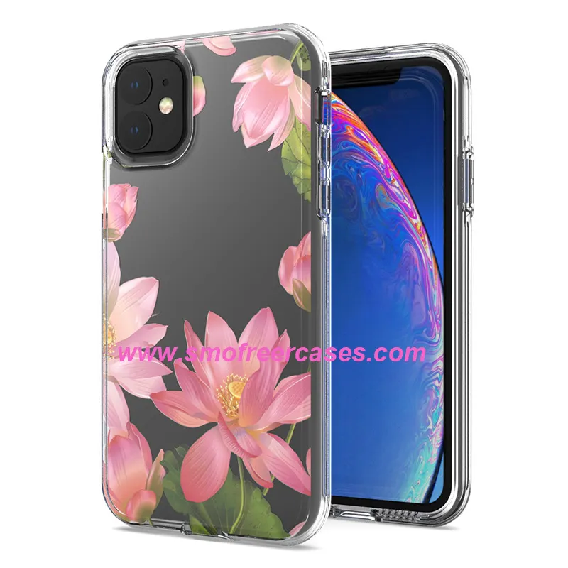 2019 Hot-selling new transparent mobile phone shell ,Customized design drawing for iphone 11 case