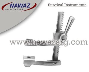 Producto de alta calidad Finochietto Costilla Retractor cuchillas laterales 40x45mm extensión 135mm Acero inoxidable Instrumentos cardiovasculares - Product Image 2
