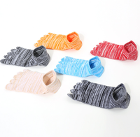 Chaussettes en coton pour hommes et femmes, pantoufles à bout personnalisé, respirantes, pour bateau, pour sport couple, cinq doigts, nouvelle collection