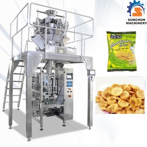 Automatic Weighing Plantain Chips Packaging Machine With Multihead Weigher