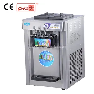 Newest high quality stainless steel 3 flavors automatic ice cream machine