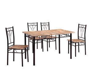 Büyük satış Promosyonu yemek masası ve Sandalyeler 1 + 4 Masa Seti mutfak yemek odası mobilyası - Product Image 2